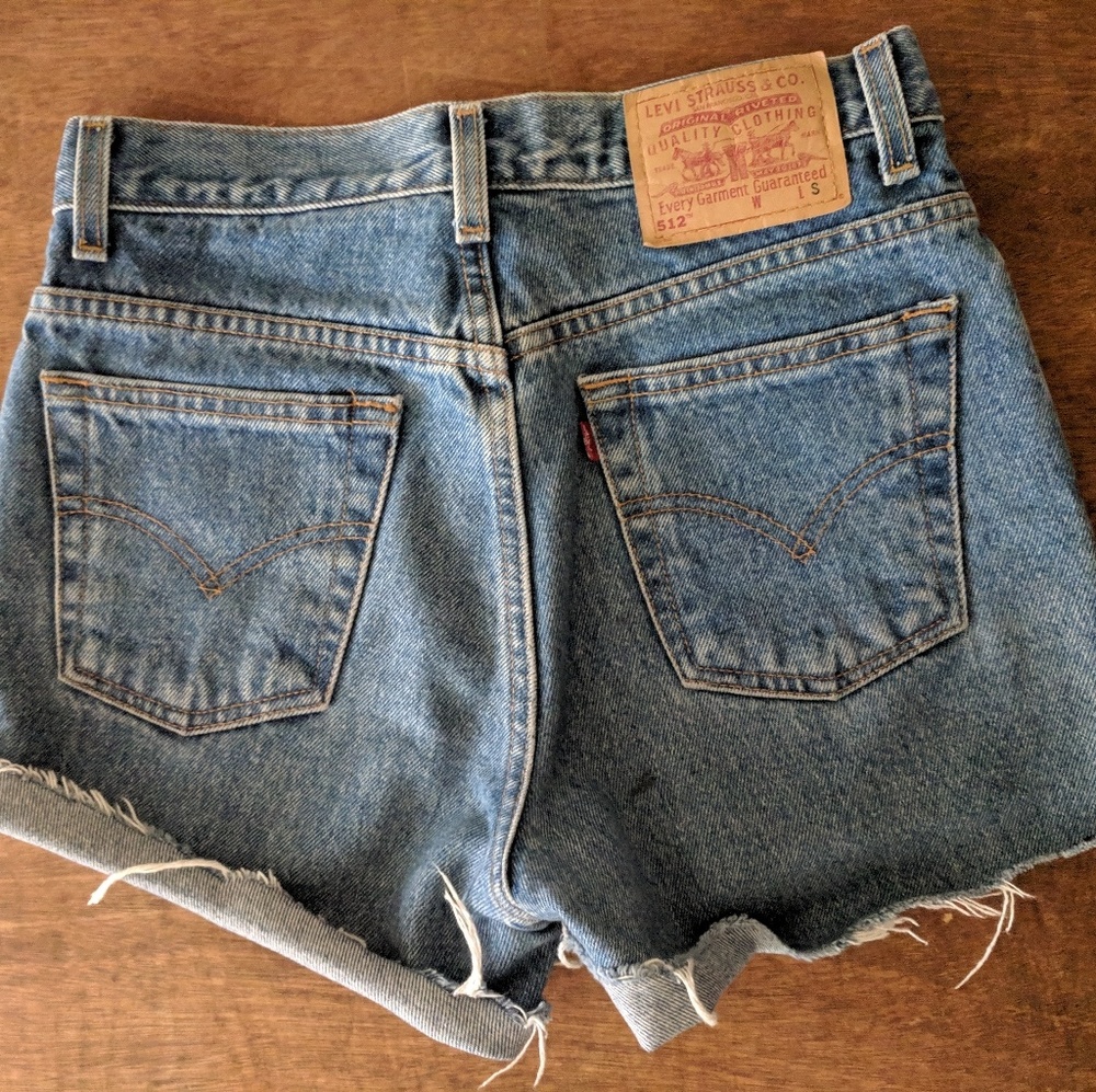 Vintage 512 Levi's cutoffs